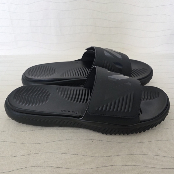 Adidas Alphabounce Slides Sandals Shoes new black B41720 Men’s Size 13 adidas Alphabounce Men main image 3